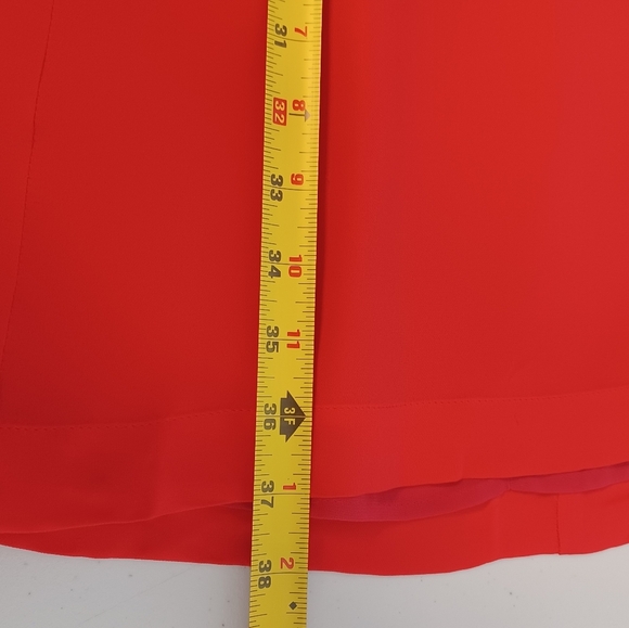 Gerald Darel 100% Silk Colorful Cinched Waist Above The Knee Dress - Picture 10 of 16